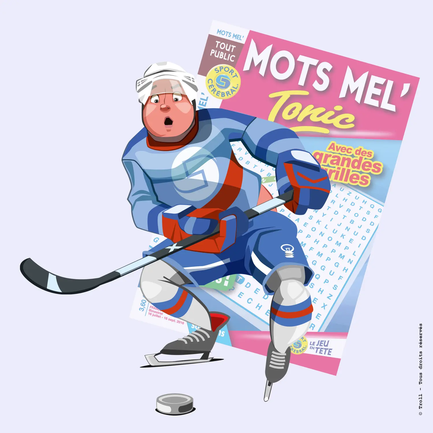 Hockeyeur sur glace